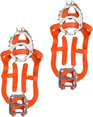 GALPADA Winter Ice Grippers Teeth Crampons for Shoes Slip Traction Cleats for Ice and Snow Lightweight and