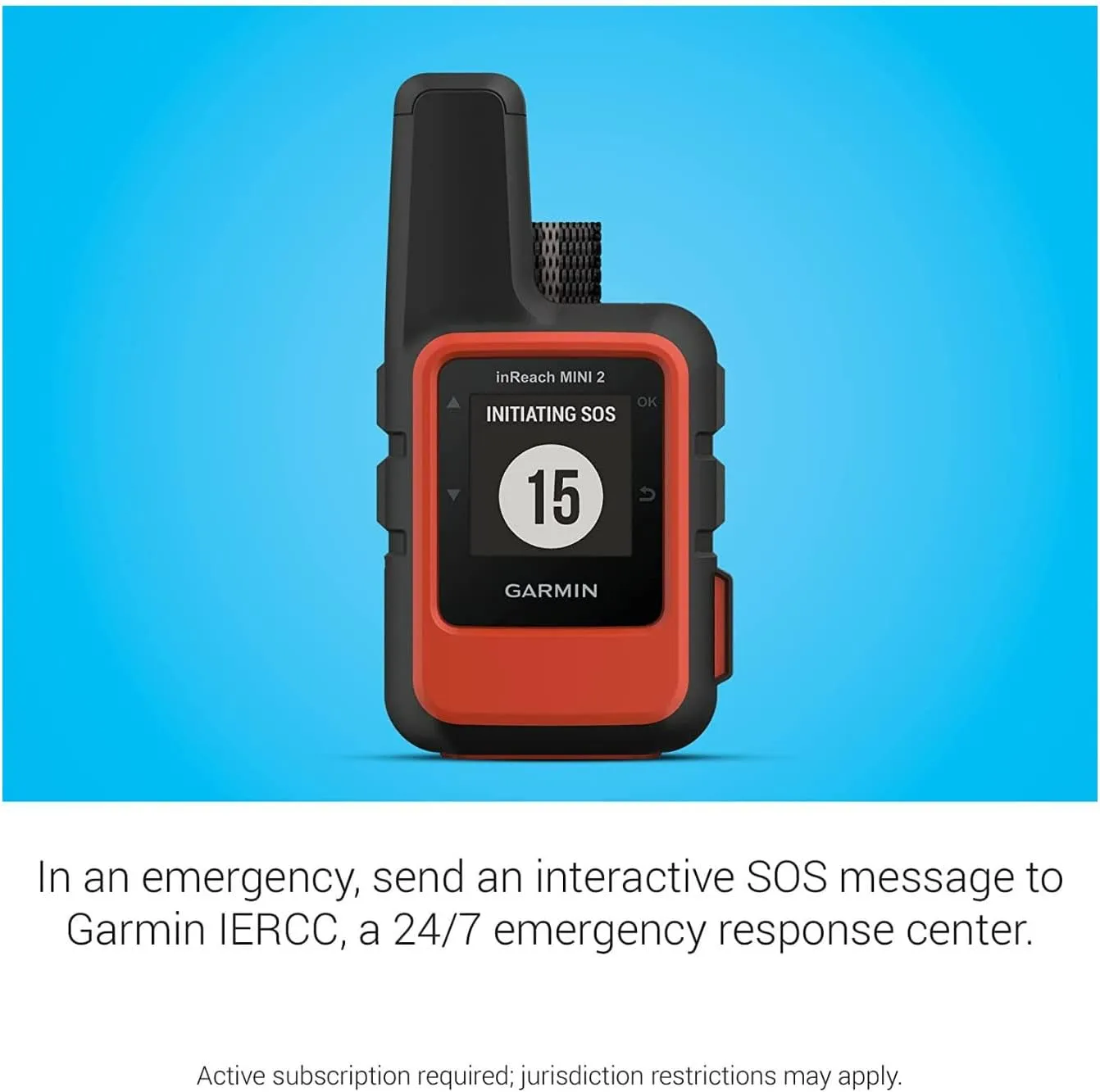 Garmin inReach Mini 2 Compact, Two-Way Messaging, Handheld Satellite Communicator - Orange (Renewed)