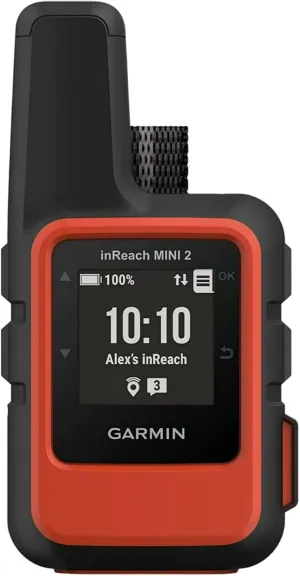 Garmin inReach Mini 2 Compact, Two-Way Messaging, Handheld Satellite Communicator - Orange (Renewed)