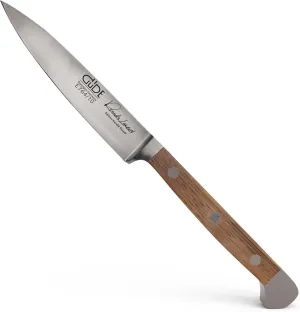 Güde Alpha Barrel Oak Series - 4" Office Knife - Made in Solingen, Germany Since 1910 - Rare Oak Wood, Over 80 Years Old.