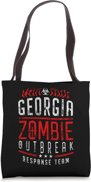 Georgia Zombie Outbreak Response Team Halloween Tote Bag