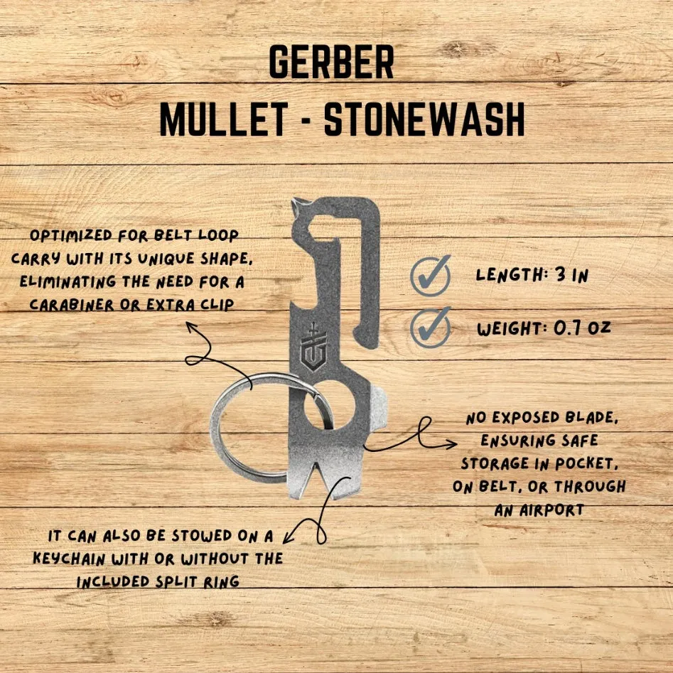 GERBER MULLET - STONEWASH