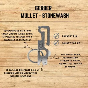 GERBER MULLET - STONEWASH