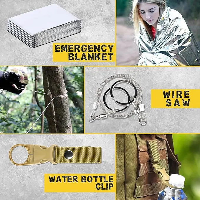 Gifts for Men Him Dad Husband, 28-In-1-Survival Kits, Men'S Gifts Survival Gear, Stocking Stuffers for Men Christmas Birthday Gifts, Unique Cool Gadgets Gifts for Camping, Hiking, Hunting