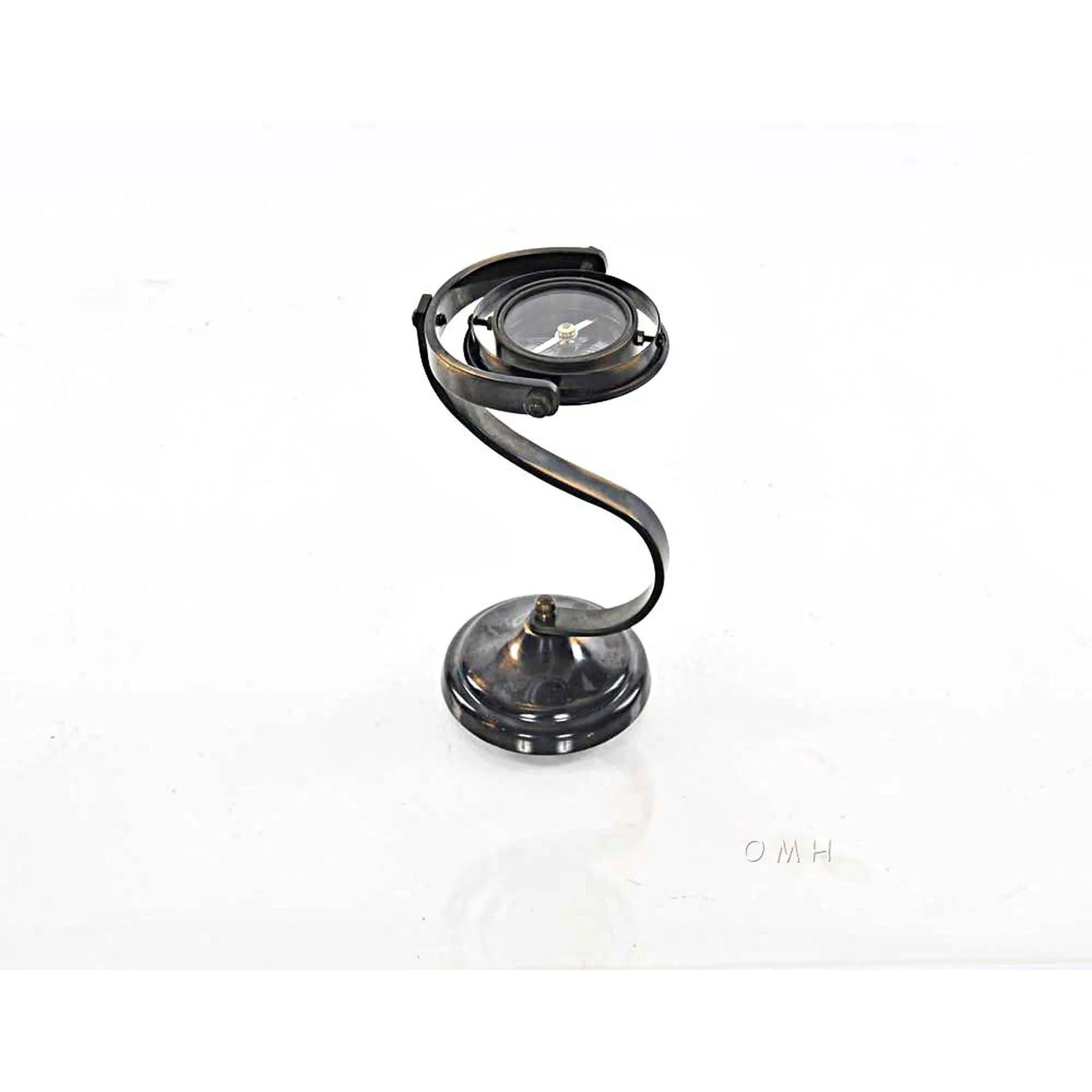 Gimbaled Compass on brass stand