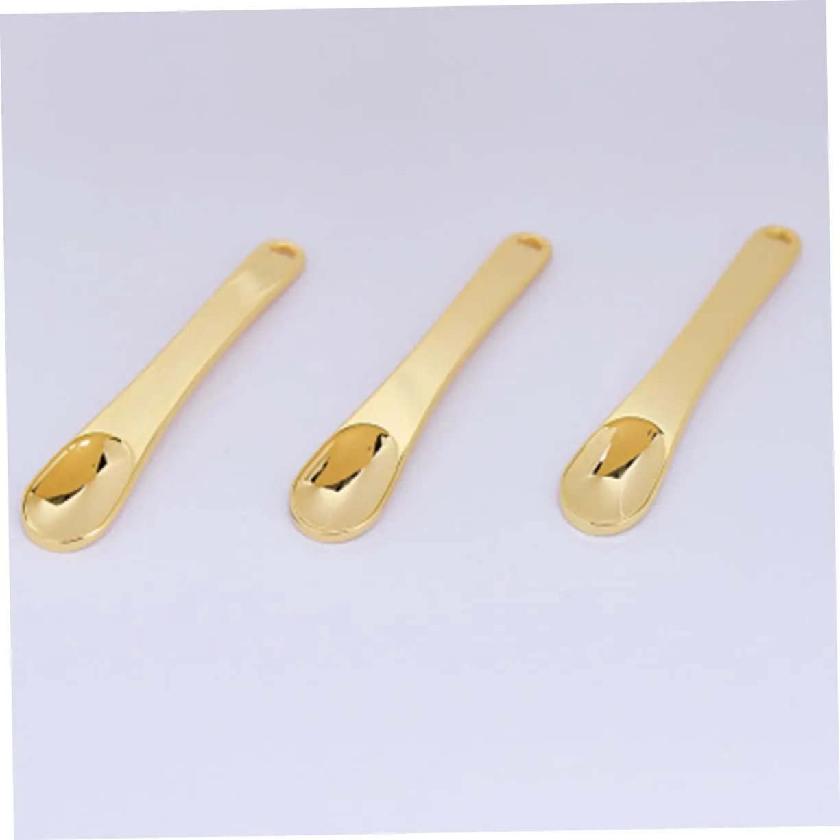 GLEAVI 15pcs Golden Zinc Alloy Eye Massage Tool for Eye Fatigue Relief and Circulation Compact and Easy to Use Makeup Spoon for Beauty Treatments