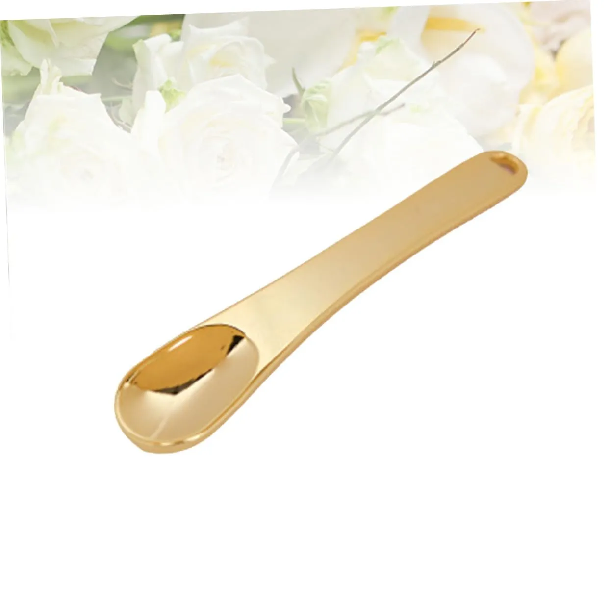GLEAVI 15pcs Golden Zinc Alloy Eye Massage Tool for Eye Fatigue Relief and Circulation Compact and Easy to Use Makeup Spoon for Beauty Treatments