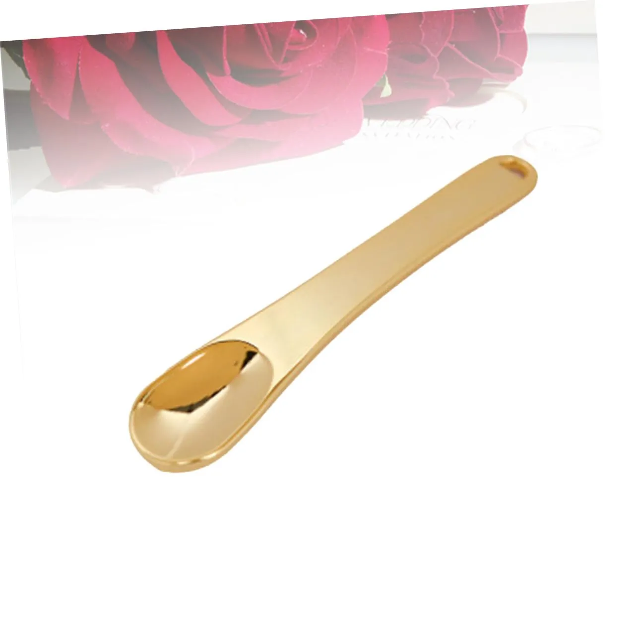 GLEAVI 15pcs Golden Zinc Alloy Eye Massage Tool for Eye Fatigue Relief and Circulation Compact and Easy to Use Makeup Spoon for Beauty Treatments