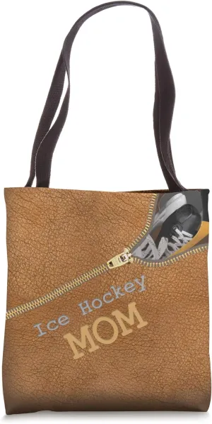 Glimpse of Ice Hockey Gift for Ice Hockey Mom Tote Bag
