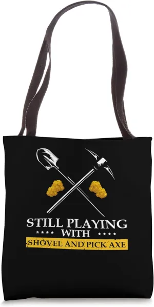 Gold Panning Design for Gold Miner and Gold Panner Designs Tote Bag