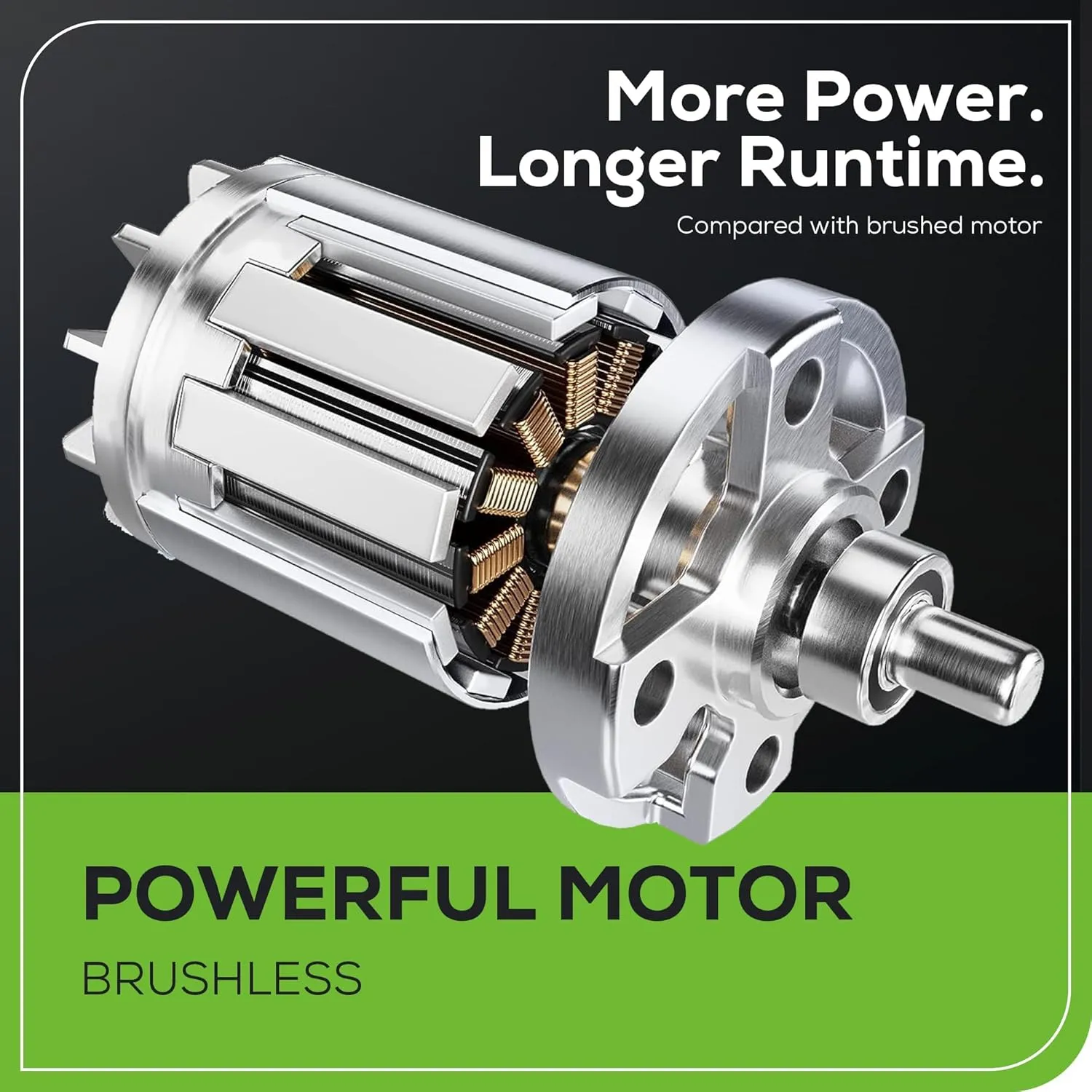 Greenworks 24V Brushless 1950 in./lbs Impact Driver, 1/4-inch Hex Variable Speed, Tool Only