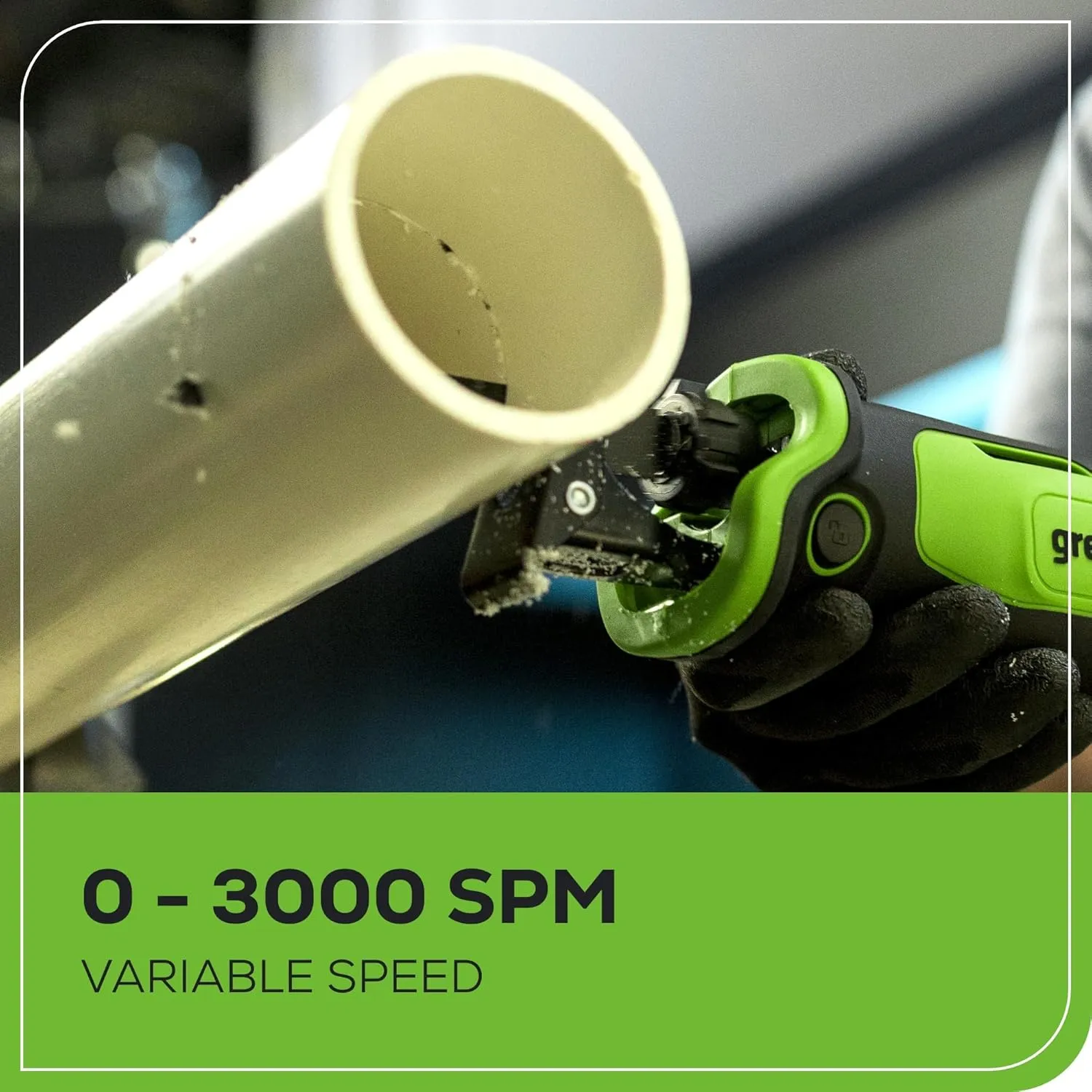 Greenworks 24V Cordless Brushless Reciprocating Saw, 3,000 SPM, 1" Stroke Length, Compact Design, Includes 2.0Ah Battery & Charger