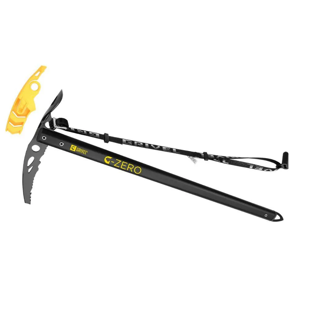 Grivel G Zero Ice Axe (with long leash) Black