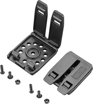 GUN & FLOWER MOLLE Adapter for Holsters & Mag Pouches – Compact Gearwheel Design, Heavy-Duty Tactical Mount – Fits Belts, Vests, Backpacks – Multiple Pack Options 1/2/4
