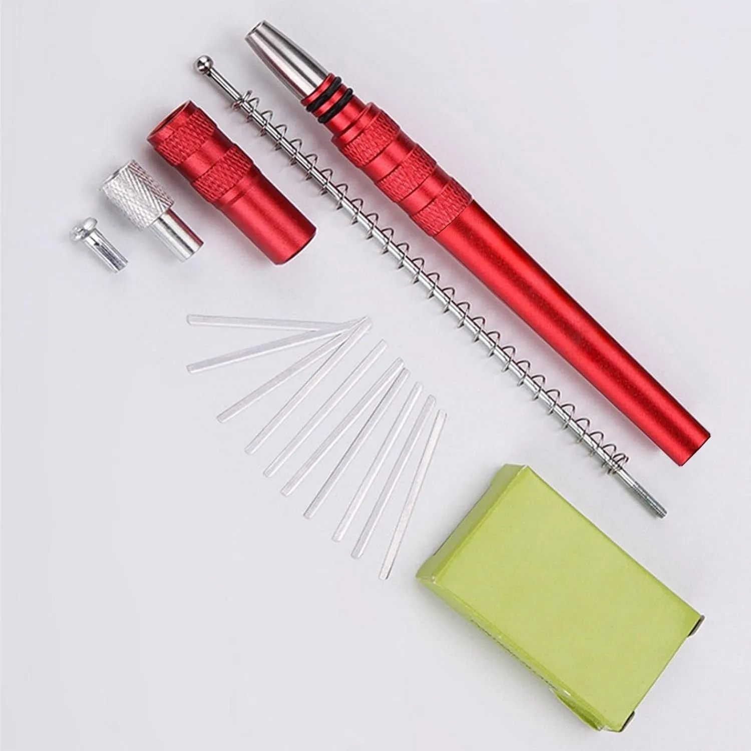 Hair Carving Pen, Hair Engraving Pen, Stainless Steel Beard Shaving Trimmer, Hair Styling Eyebrows Beards Device, Engraved Pen with 20 Blades, DIY Hair Tattoo Tool Set - Eyebrow and Face Razor Pen(Gol