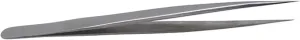 Hair Removal Tweezers Straight Eyelash Extension Tweezers for Volume Lashes Professional Precision Stainless Steel Lashing Tweezers (One Color)