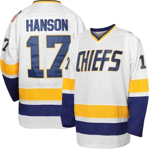 Hanson Brothers Jersey, Charlestown Chiefs 16,17,18 Slap Shot Ice Hockey Movie Jersey