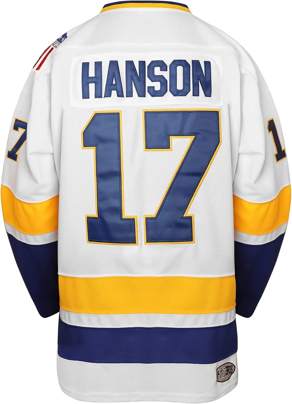 Hanson Brothers Jersey, Charlestown Chiefs 16,17,18 Slap Shot Ice Hockey Movie Jersey