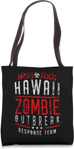 Hawaii Zombie Outbreak Response Team Halloween Tote Bag