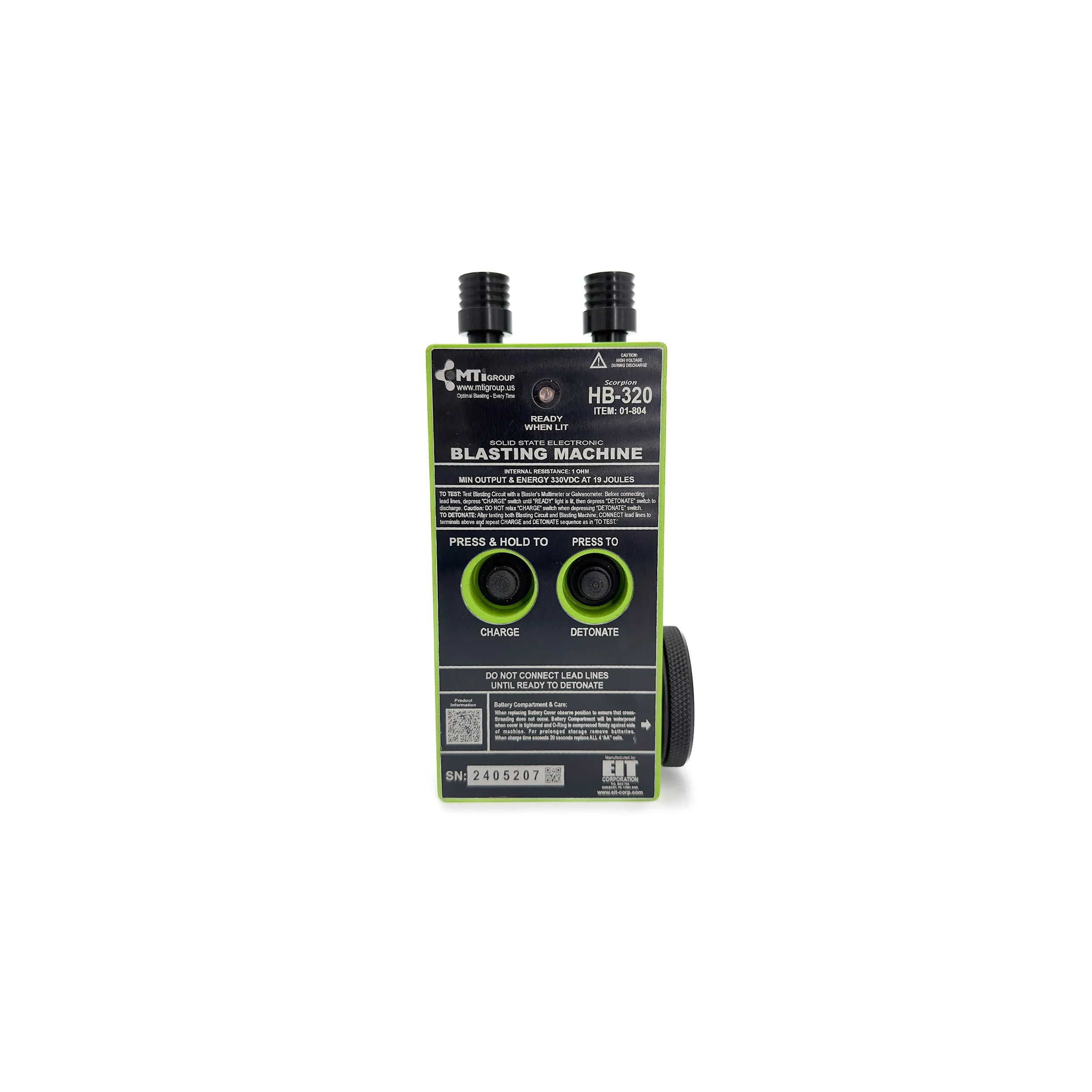 HB-320 Rugged Waterproof Blasting Machine