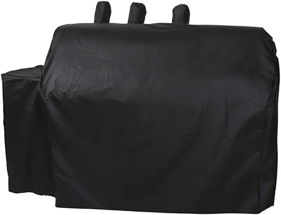 Heavy Duty Waterproof Grill Cover for Char-Griller Duo 5050/5650 Gas and Charcoal Dual Fuel Grill Without Side Fire Box,Black