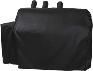 Heavy Duty Waterproof Grill Cover for Char-Griller Duo 5050/5650 Gas and Charcoal Dual Fuel Grill Without Side Fire Box,Black
