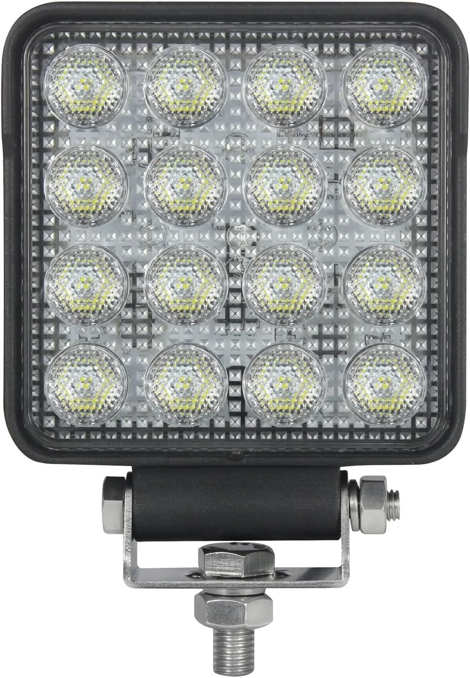 HELLA 357106012 ValueFit 4 Square 2.0 LED Long Range Worklight, Multi