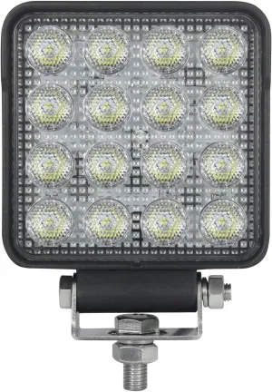 HELLA 357106012 ValueFit 4 Square 2.0 LED Long Range Worklight, Multi