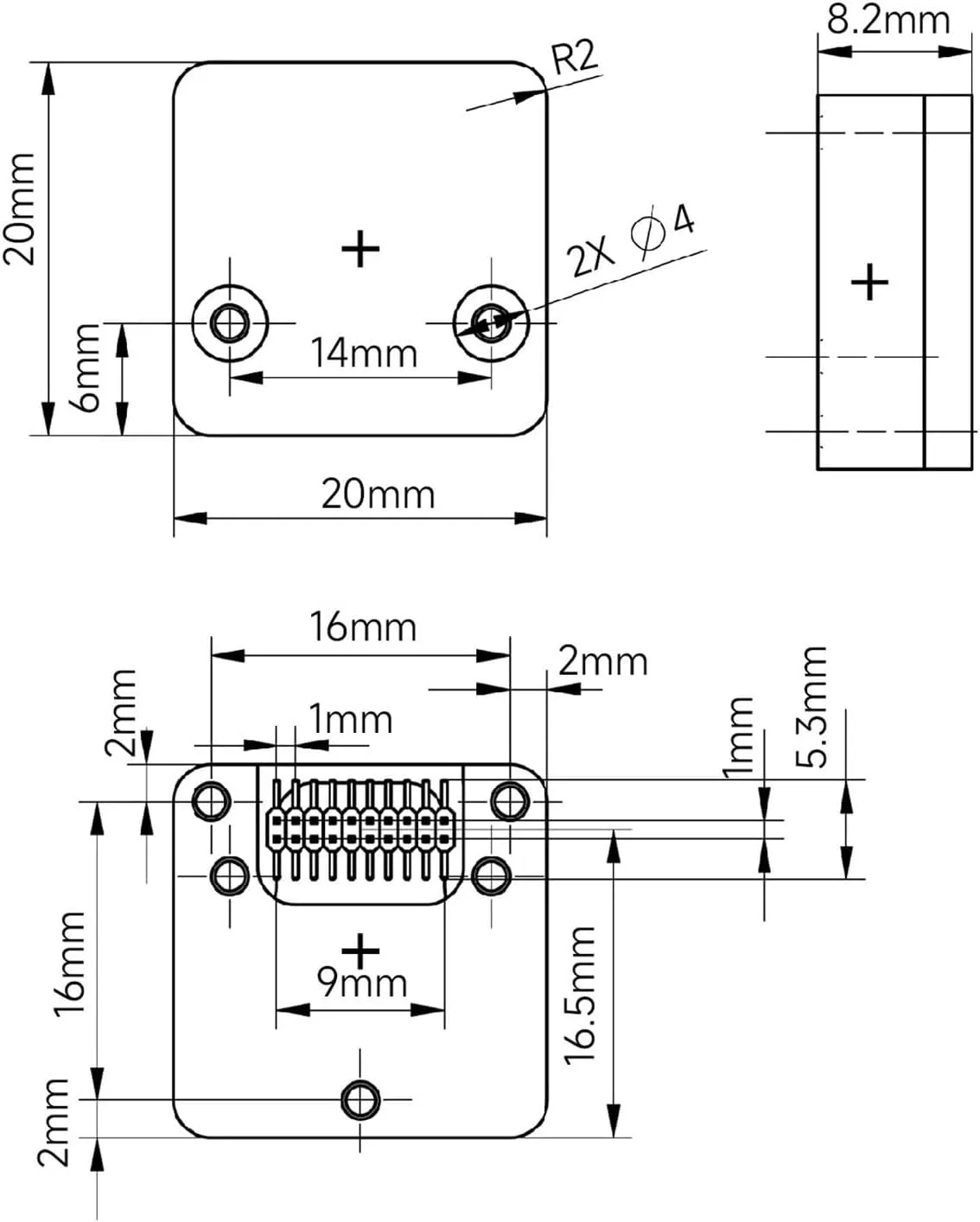 High-Precision Inclinometer HWT906 1000Hz Industrial-Grade Accelerometer Digital Compass Gyro,with Temperaturer Compensation(HWT605-RS232)