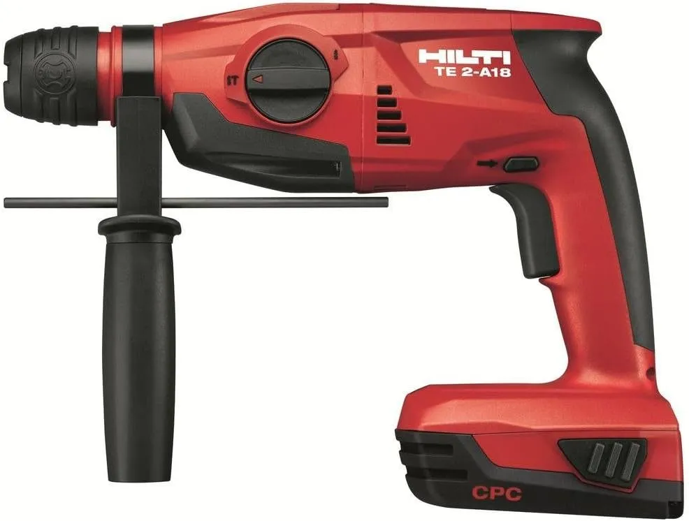 Hilti 03490195 Cordless Compact Rotary Hammer Drill Kit, 18-volt