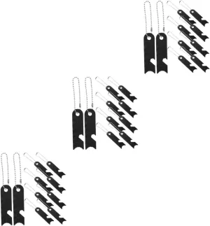 Homoyoyo 10pcs Fire Starter Flint Striker Tools for Camping - Survival Kits - Emergency Fire Starting Black