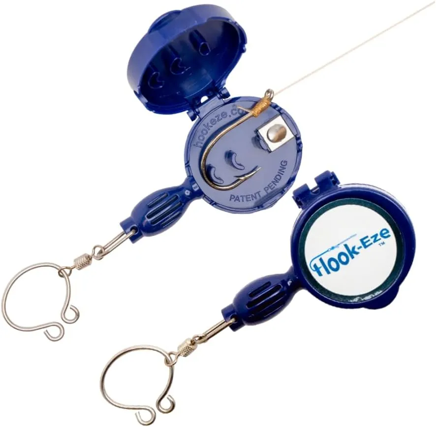 HOOK-EZE Fly Fishing Accessories - Fishing Knot Tying Tool for Tying Fishing Line to Hooks - Fishing Gear and Equipment, Gadget to Tie Knots Quick and Easy - Fishing Gifts for Men