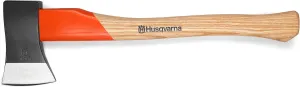 Husqvarna Zenoah 599673101 Small Wood Splitting Axe, 4.2 oz (1250 g), Made in Germany, Includes Cover, Handle Length 19.7 inches (50 cm)