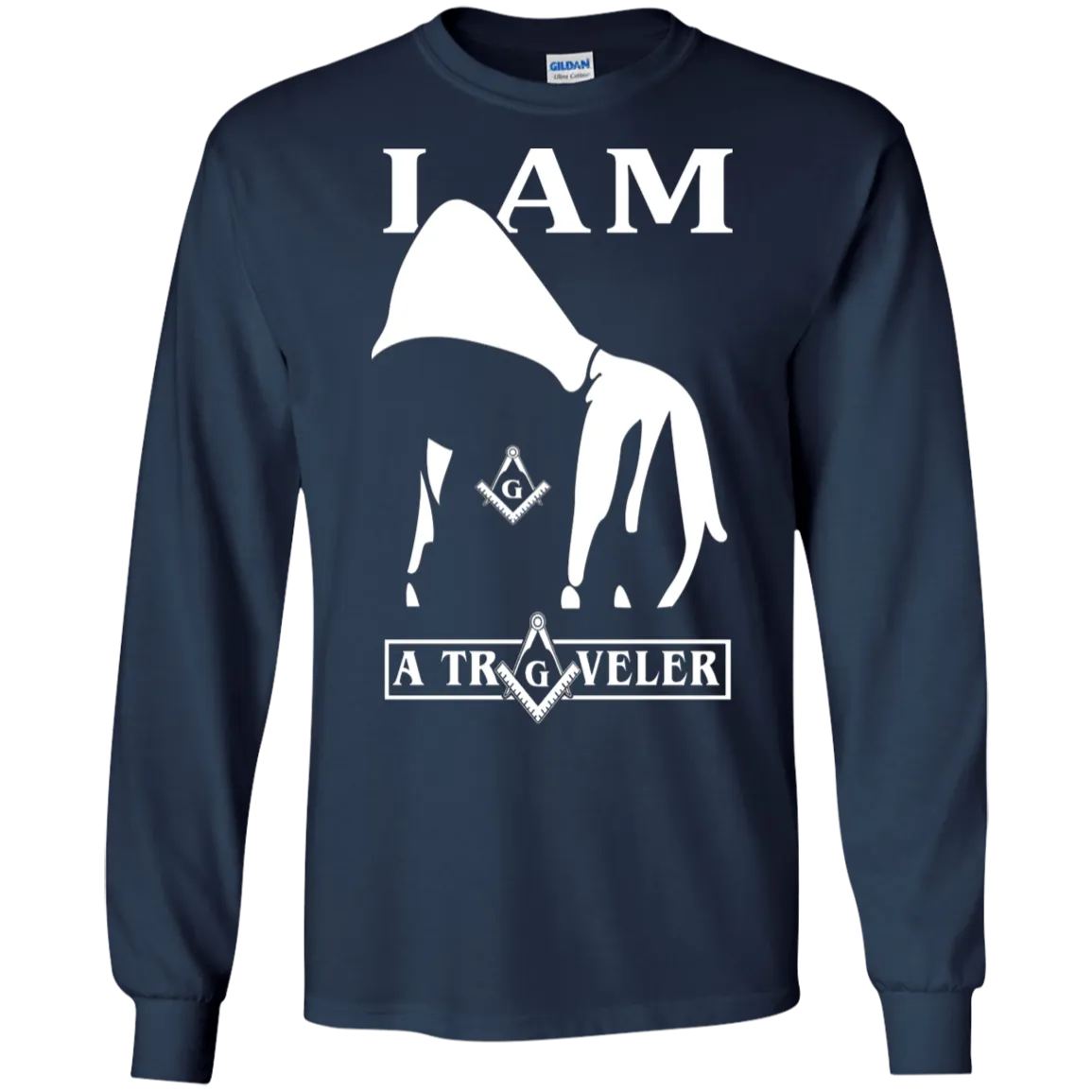 I Am A Traveler Freemason Square & Compass Symbol