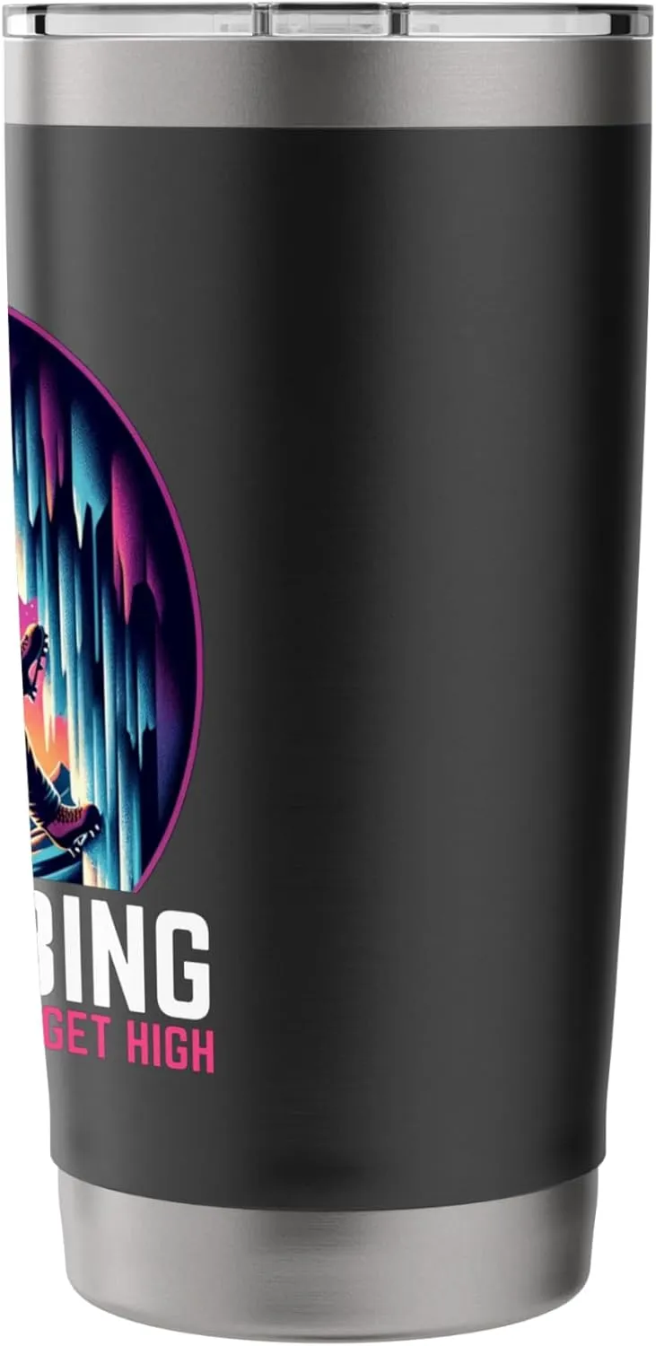 Ice Climbing The Coolest Way to Get Up! Ice Snow Climber Stainless Steel Insulated Tumbler