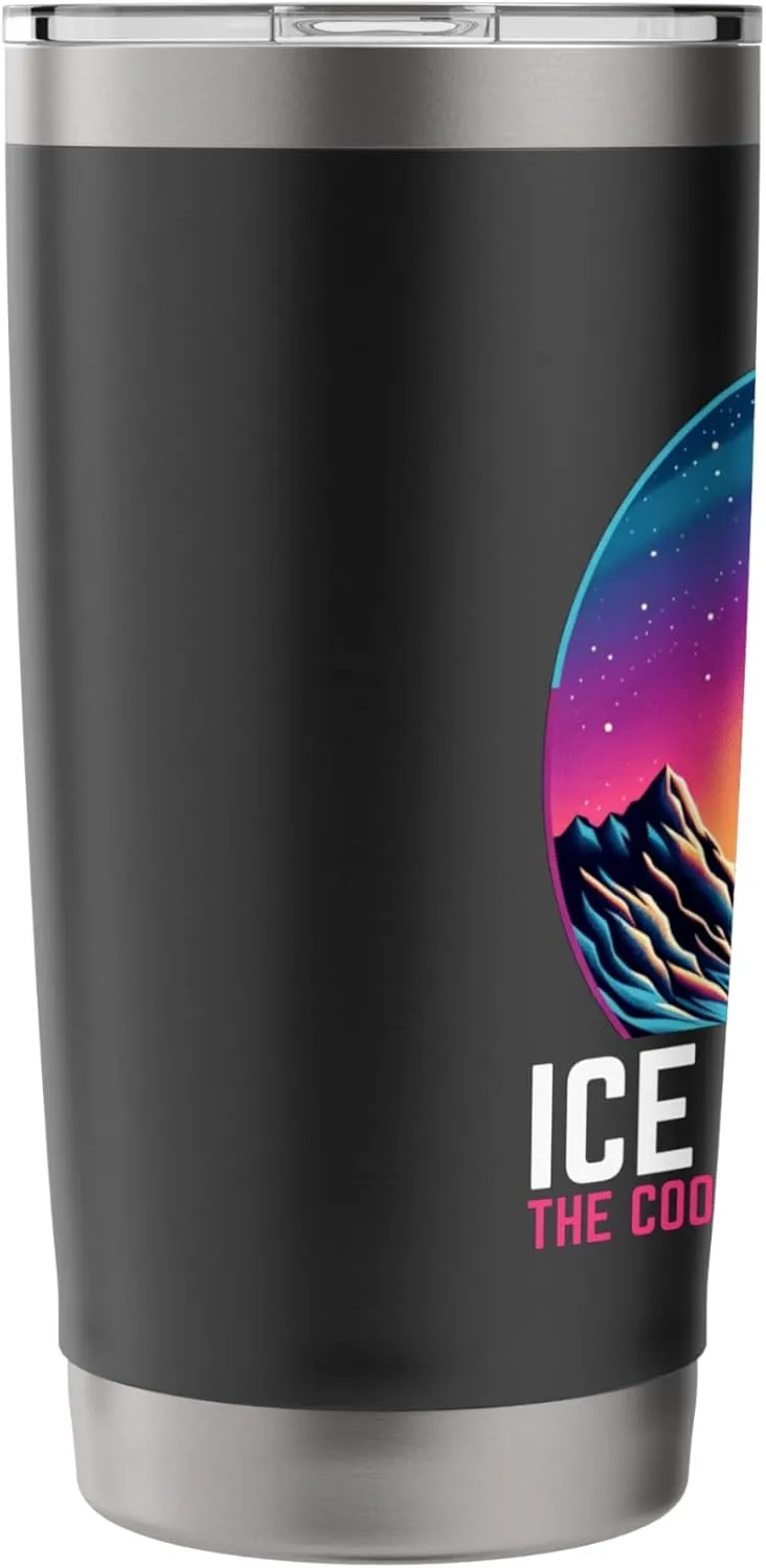 Ice Climbing The Coolest Way to Get Up! Ice Snow Climber Stainless Steel Insulated Tumbler