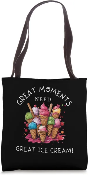 ice cream maker - making ice cream - Ice Cream Parlor Owner Tote Bag