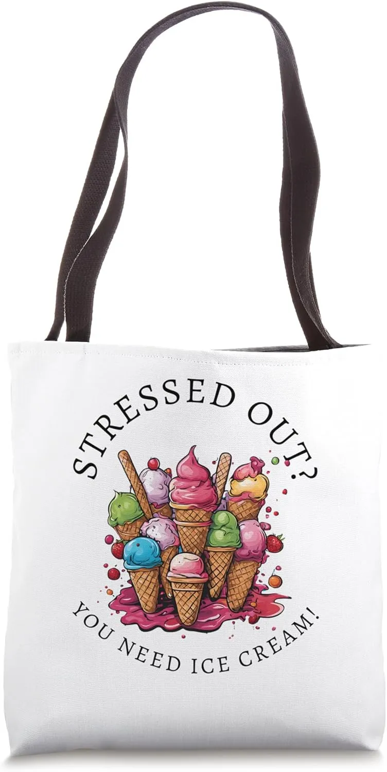 ice cream maker - making ice cream - Ice Cream Parlor Owner Tote Bag