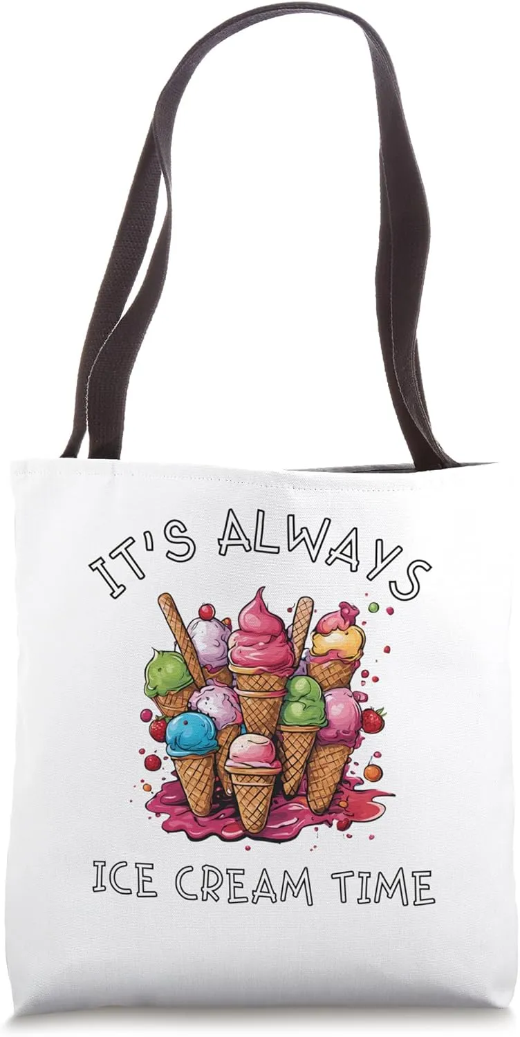 ice cream maker - making ice cream - Ice Cream Parlor Owner Tote Bag