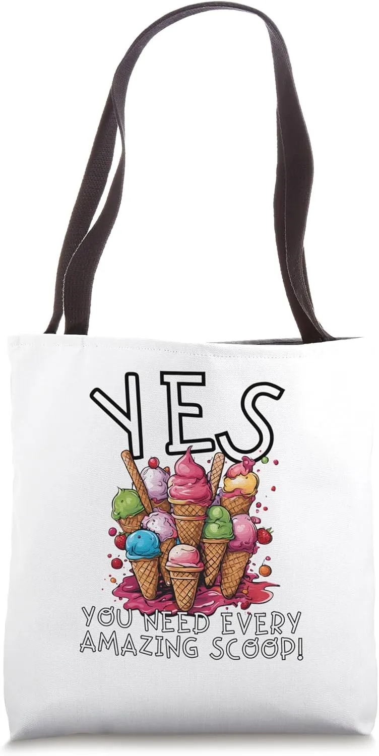 ice cream maker - making ice cream - Ice Cream Parlor Owner Tote Bag