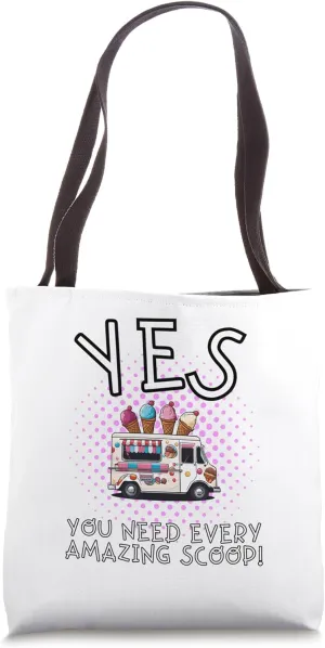 ice cream maker - making ice cream - Ice Cream Parlor Owner Tote Bag