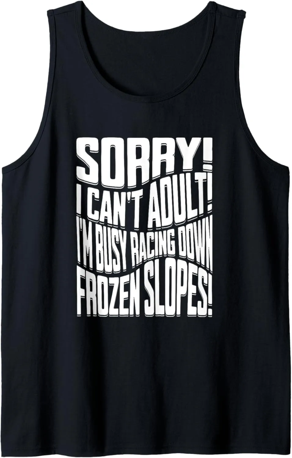 ice cross downhiller snow alpine sledding Ice Cross Downhill Tank Top