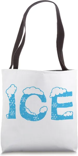Ice Funny Family Matching Halloween Cold Ice Winter Snow Tote Bag