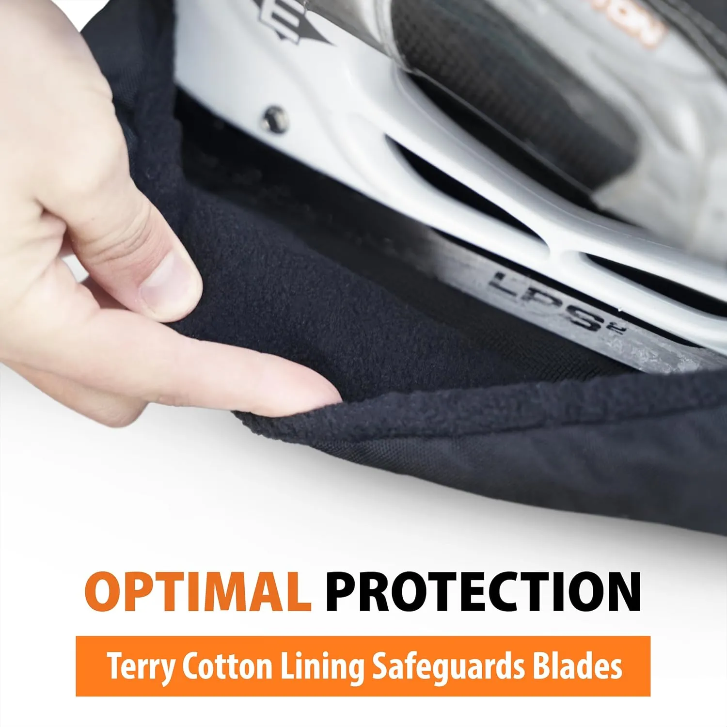 Ice Hockey Skate Guard - Ice Hockey Skate Soaker - Keep Your Hockey Skate Edges Sharp Keeps Skates Dry and Protected.