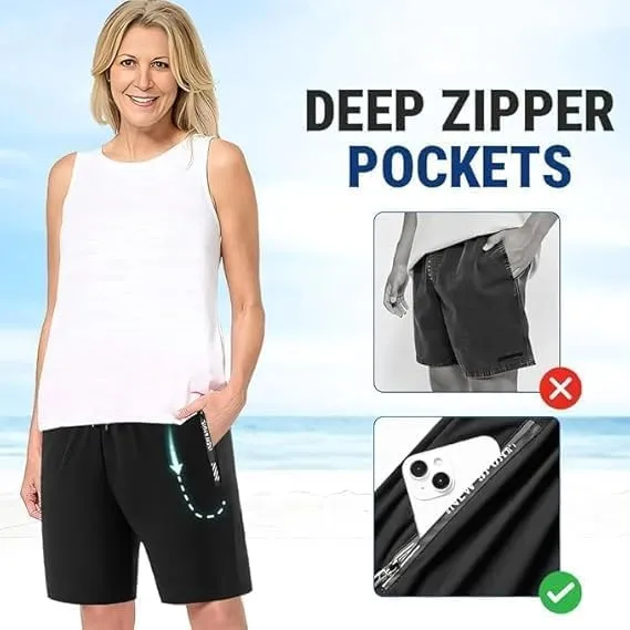 ICY Shorts - Airyflex Iced Active Silk Cooling Stretch Quick Drying Shorts for Senior Women Over 50