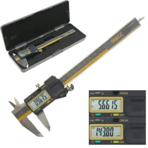 iGaging IP54 Absolute Origin 0-6" Digital Electronic Caliper - IP54 Protection/Extreme Accuracy