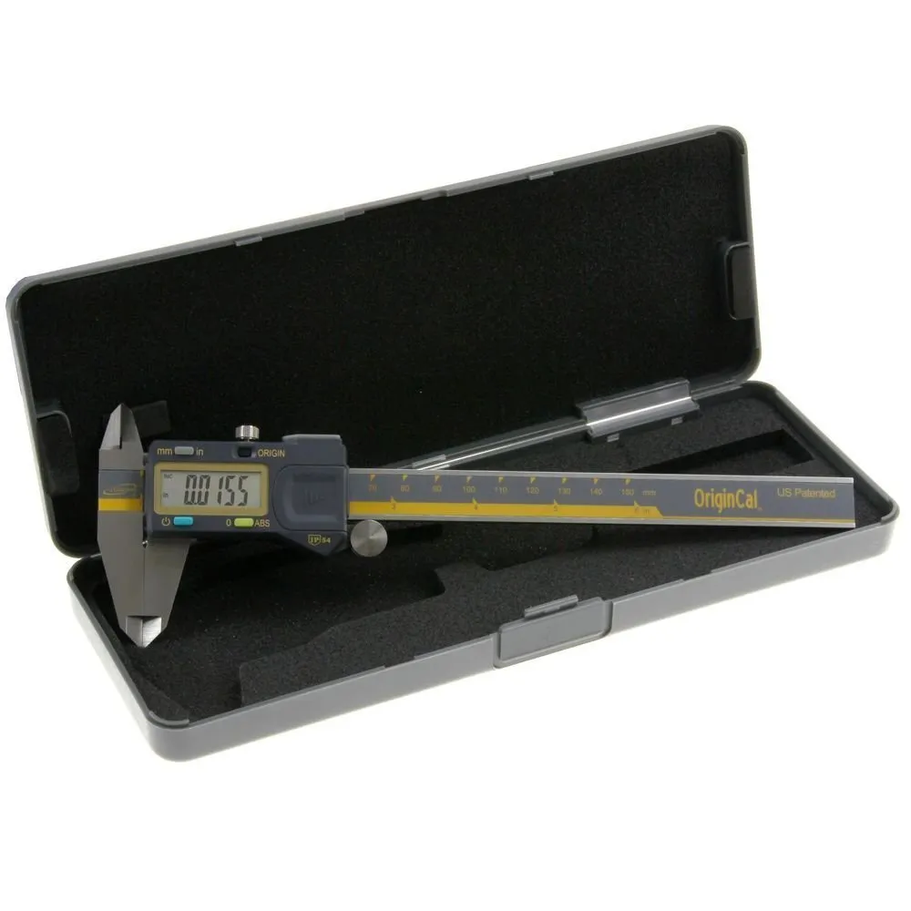 iGaging IP54 Absolute Origin 0-6" Digital Electronic Caliper - IP54 Protection/Extreme Accuracy
