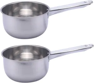 IMIKEYA Stainless Steel Ladle Set Kitchen Utensils Bailer for Easy Water Pouring