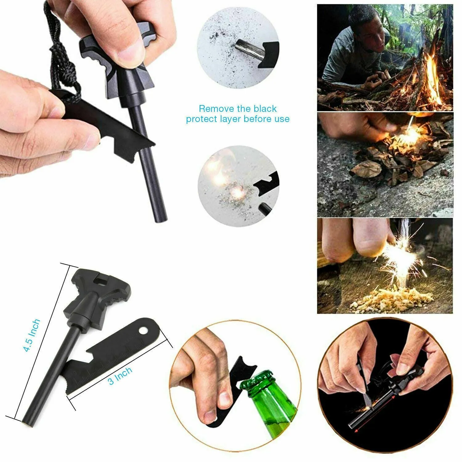 in Efficient returns Emergency Real-time Camping Safety 14 Survival And Gear Kit 1 Outdoor