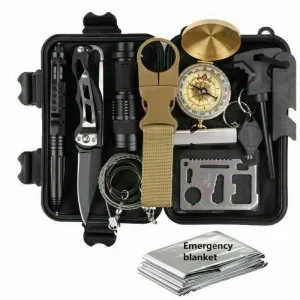 in Efficient returns Emergency Real-time Camping Safety 14 Survival And Gear Kit 1 Outdoor